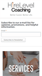 Mobile Screenshot of hirelevelcoaching.com