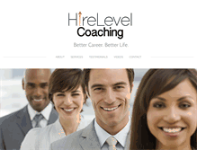 Tablet Screenshot of hirelevelcoaching.com